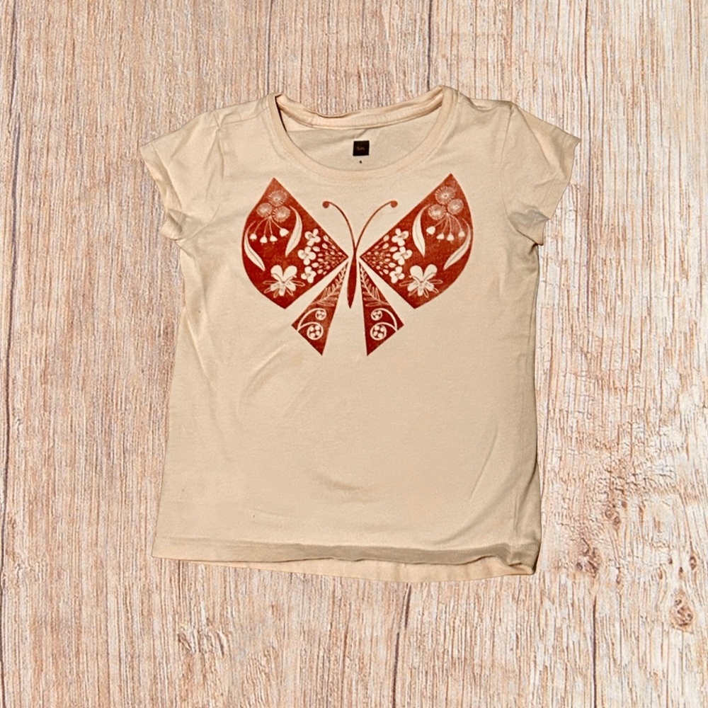 12 Tea Collection Cotton Butterfly Tee
